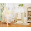 BabybettHimmel aus Baumwolle - Little Prince/Princess creme