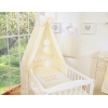 BabybettHimmel aus Baumwolle - Little Prince/Princess creme