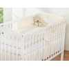 Babybettwäsche Set 3-tlg - Hängende Herzen creme