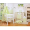 Babybettwäsche Set 5-tlg mit Babybett Himmel - Little Prince/Princess grun