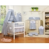 Grau Baby Bettset 90x120