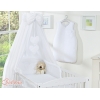 Babybettwäsche Set 5-tlg mit Himmel - Hängende Herzen weiß