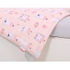 Babybettwäsche Set 5-tlg mit Moskitonetz - Ballerinen rosa