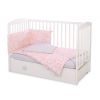 Babybettwäsche Set 5-tlg mit Moskitonetz - Ballerinen rosa