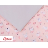 Babybettwäsche Set 5-tlg mit Moskitonetz - Ballerinen rosa