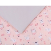 Babybettwäsche Set 5-tlg mit Moskitonetz - Ballerinen rosa