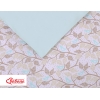 Babybettwäsche Set 5-tlg mit Moskitonetz - beige Blätter