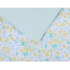 Babybettwäsche Set 5-tlg mit Moskitonetz - blau Schmetterlinge