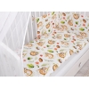 Babybettwäsche Set 5-tlg mit Moskitonetz - Faultiere beige