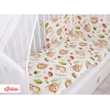 Babybettwäsche Set 5-tlg mit Moskitonetz - Faultiere beige