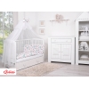 Babybettwäsche Set 5-tlg mit Moskitonetz - Füchse beige