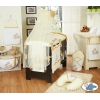 Babybettwäsche Set 5-tlg mit Moskitonetz (L60) - Teddy Bär Barnaba creme