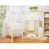 Babybettwäsche Set 5-tlg mit Moskitonetz - Little Prince/Princess creme