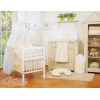 Babybettwäsche Set 5-tlg mit Moskitonetz - Little Prince/Princess creme