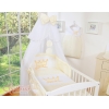 Babybettwäsche Set 5-tlg mit Moskitonetz - Little Prince/Princess creme
