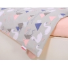 Babybettwäsche Set 5-tlg mit Moskitonetz - Schwäne grau
