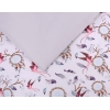 Babybettwäsche Set 5-tlg mit Moskitonetz - Schwalben rosa
