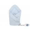 Babydecke Babyhörnchen gesteppt - blau