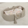 Babyhörnchen für Puppen mit Kissen - Teddybär familie