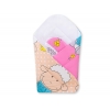 Babyhörnchen mit steife Einlage - Basic Schafe rosa-beige