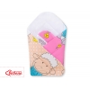Babyhörnchen mit steife Einlage - Basic Schafe rosa-beige