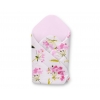 Babyhörnchen mit steifen Einlage - Blumen rosa