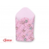 Babyhörnchen mit steifen Einlage - Eulen rosa-minze/rosa