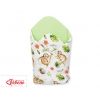 Babyhörnchen mit steifen Einlage - Faultiere beige/grün