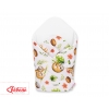Babyhörnchen mit steifen Einlage - Faultiere beige/weiß