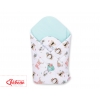 Babyhörnchen mit steifen Einlage - Füchse beige/minze