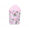 Babyhörnchen mit steifen Einlage - rosa Blüten