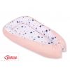Babykokon - navy blue stars/puderrosa