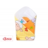 Babynest für Beistellbett mit steife Einlage - Basic Schafe orange-gelb