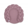 Babynest Geflochen/ Spielmatte 2 in1 - pastellviolett