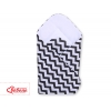 Babynestchen/Babyhörnchen - Chevron schwarz