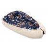 Babynestchen Babykokon - Traumfänger dunkelblau/beige
