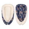 Babynestchen Babykokon - Traumfänger dunkelblau/beige
