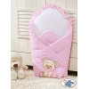 Babynestchen - Bär mit Schleife rosa