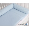 Babynestchen Bettschlange gesteppt - blau