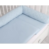 Babynestchen Bettschlange gesteppt - blau
