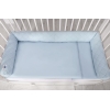 Babynestchen Bettschlange gesteppt - blau