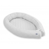 Babynestchen Bettumrandung 2in1 gesteppt - grau
