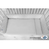Babynestchen Bettumrandung 2in1 gesteppt - grau
