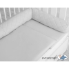 Babynestchen Bettumrandung 2in1 gesteppt - grau