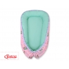 Babynestchen - Eulen rosa-minze/minze