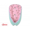 Babynestchen - Eulen rosa-minze/minze