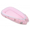 Babynestchen - Eulen rosa-minze/rosa