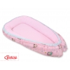 Babynestchen - Eulen rosa-minze/rosa