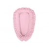 Babynestchen mit Rüsche - rosa