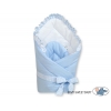 Babynestchen mit Schleife - Bär mit Schleife blau
